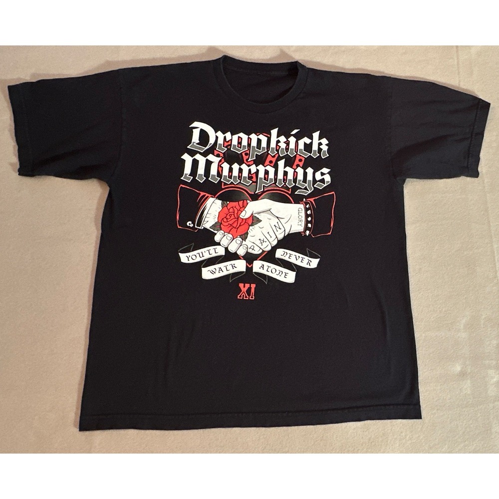 Dropkick Murphys You'll Never Walk Alone Black Graphic T-Shirt